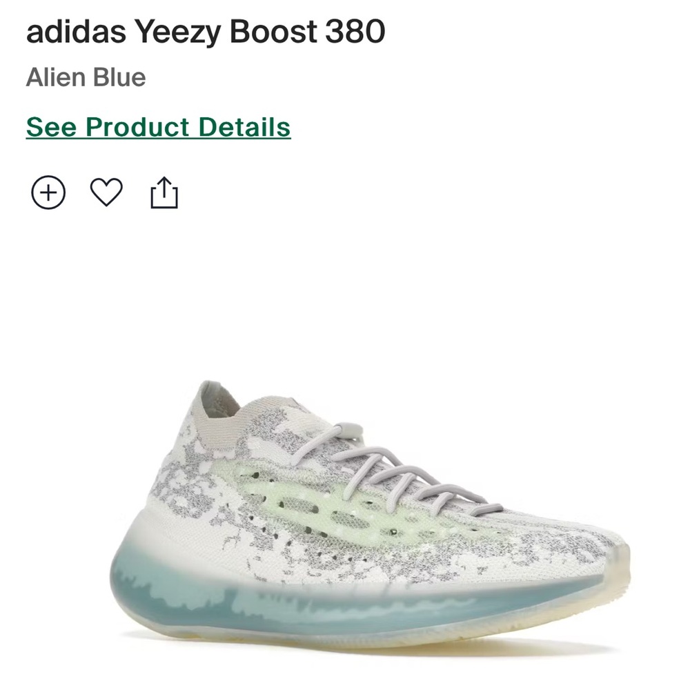 Adidas Yeezy Boost 380 - Alien Blue - Picture 4 of 13